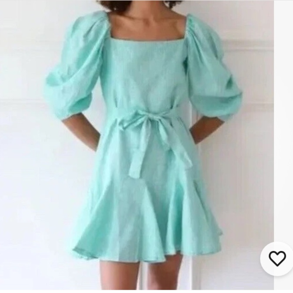 Milly‎ Resort and Travel Linen Dress, ANAIS, size M - Picture 3 of 8